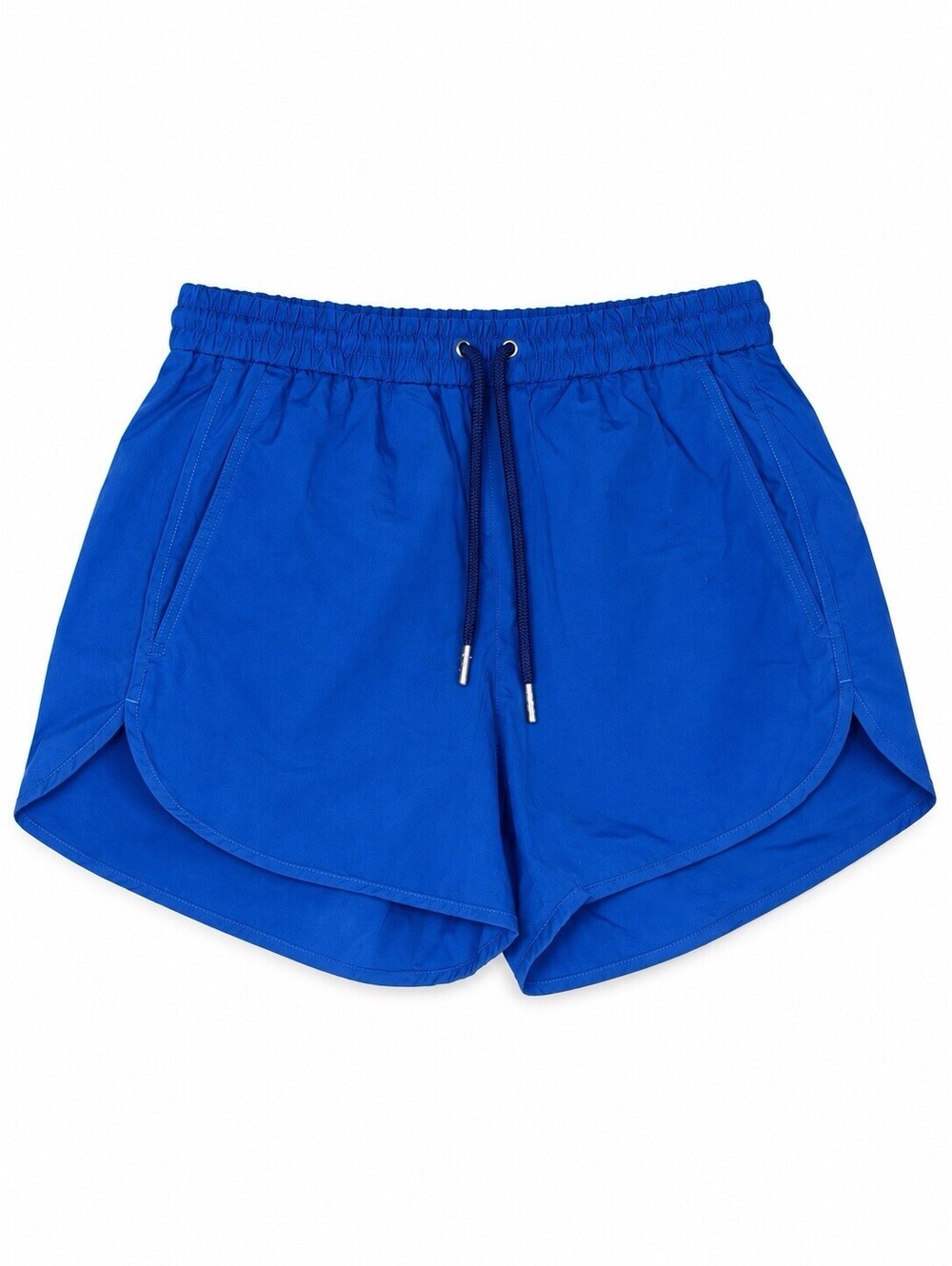 AYR Light Blue Cotton Pull On Shorts Elastic Waist